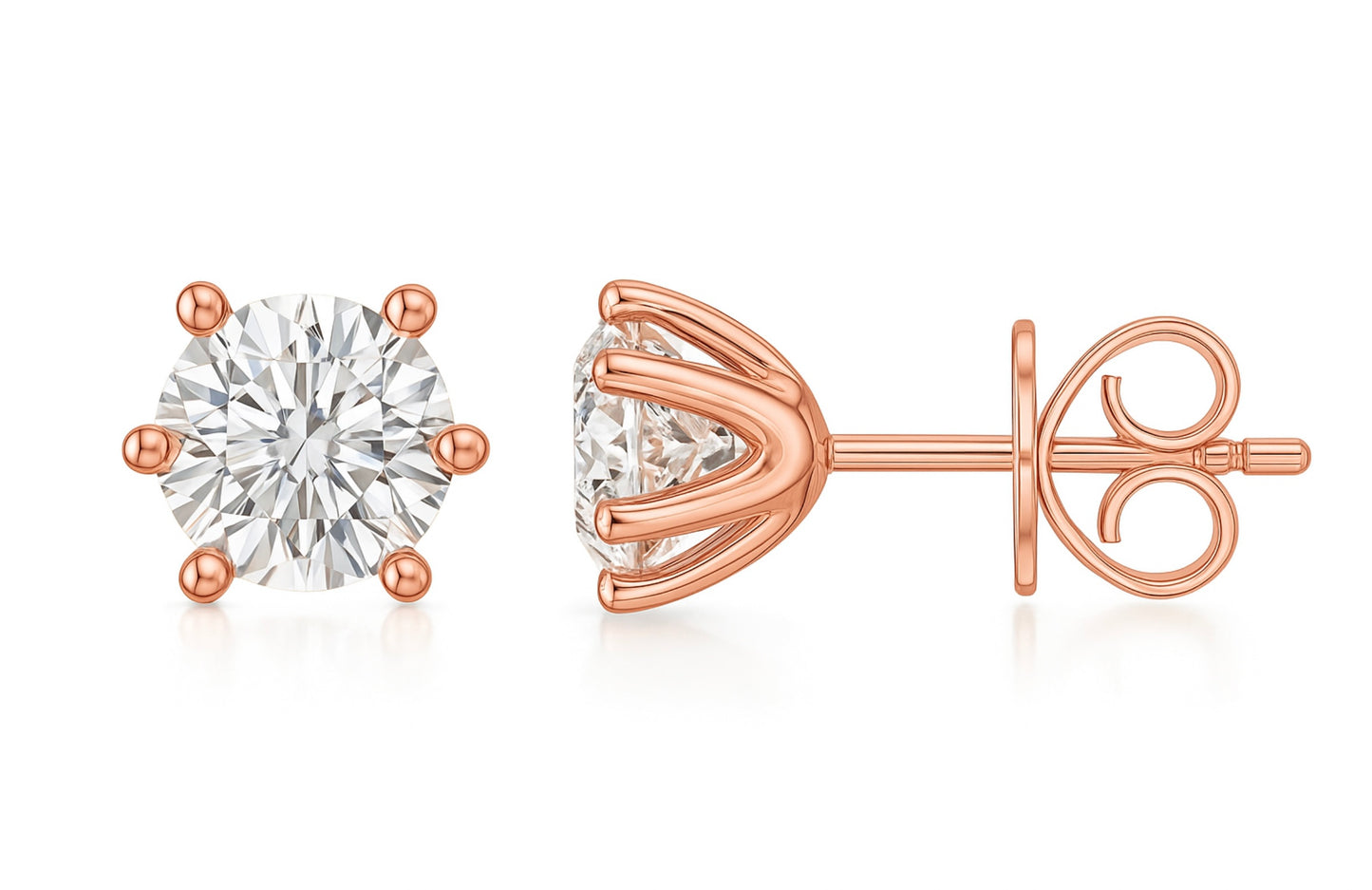 Moissanite Stud Earrings