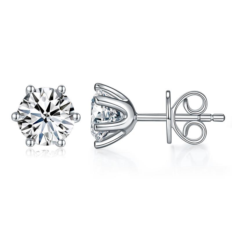 Moissanite Stud Earrings