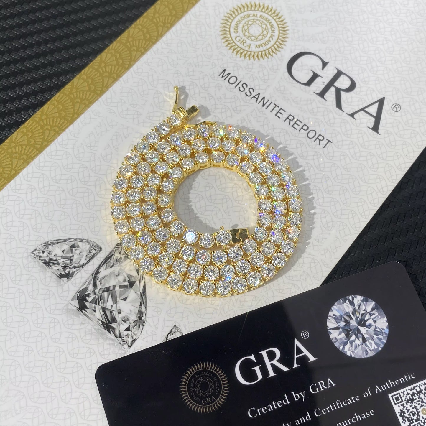 Moissanite Tennis Chain
