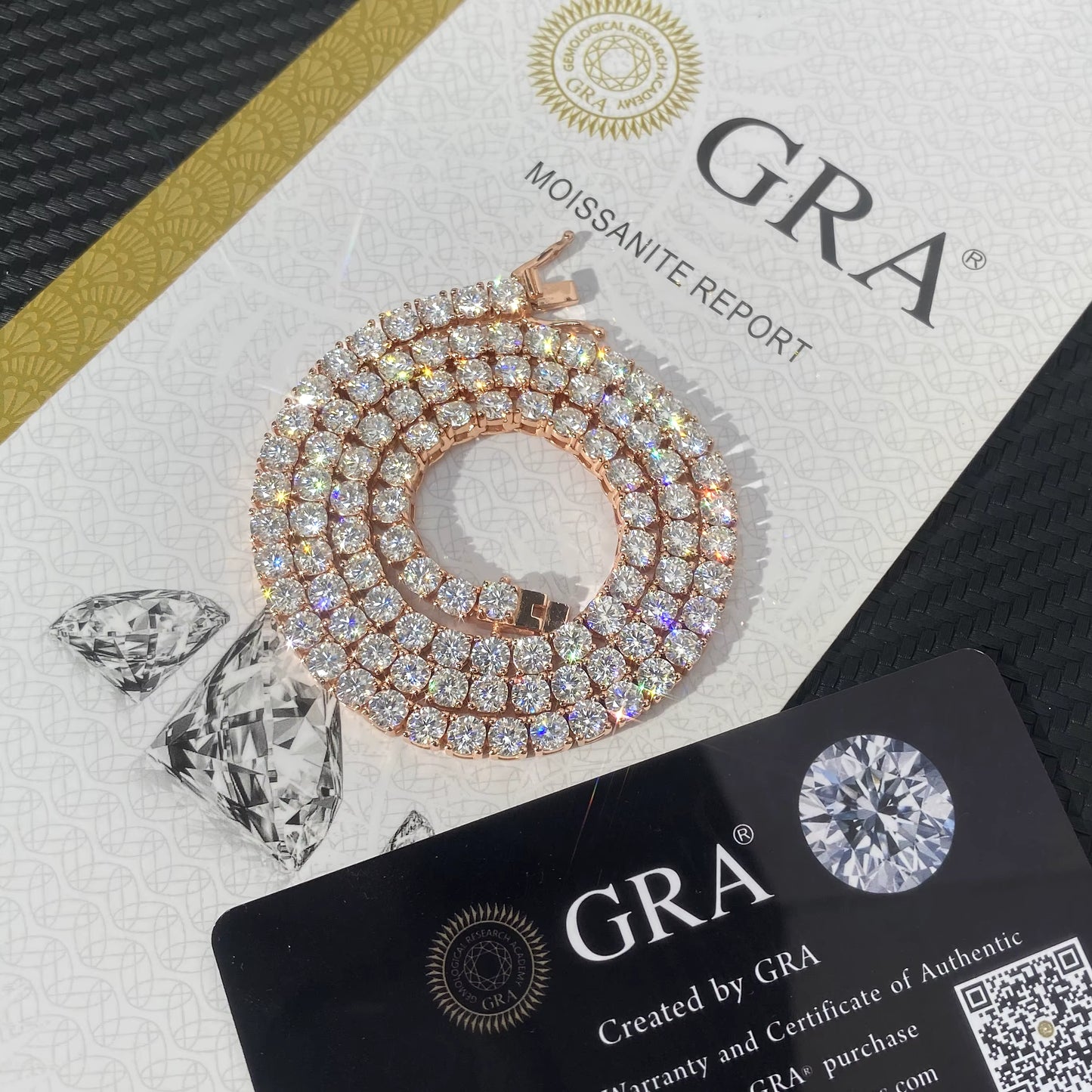 Moissanite Tennis Chain